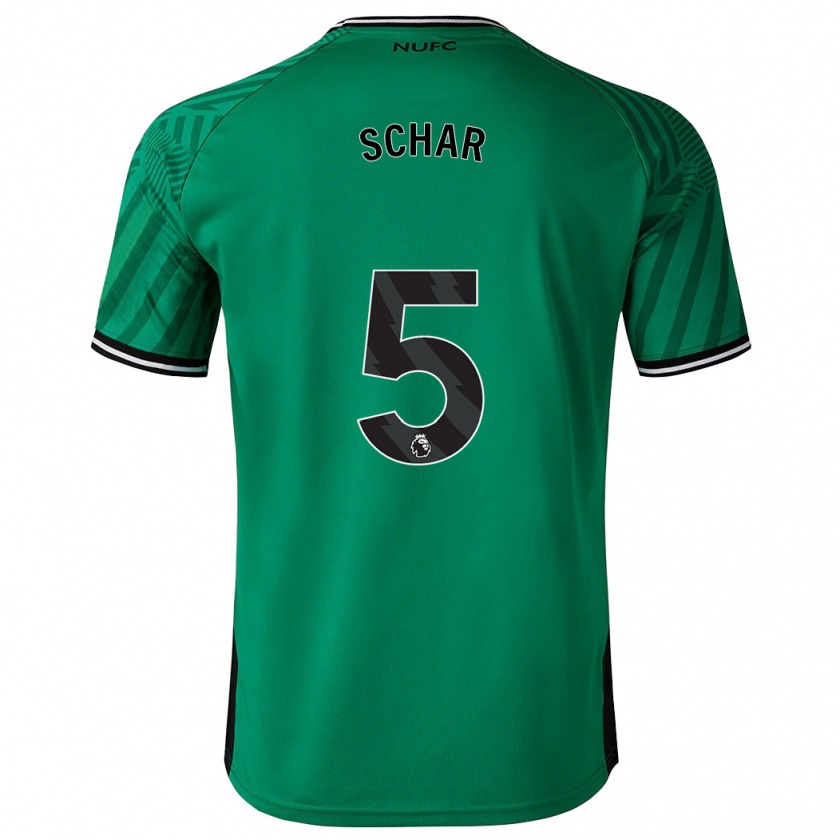 Kandiny Herren Fabian Schär #5 Grün Auswärtstrikot Trikot 2023/24 T-Shirt Österreich