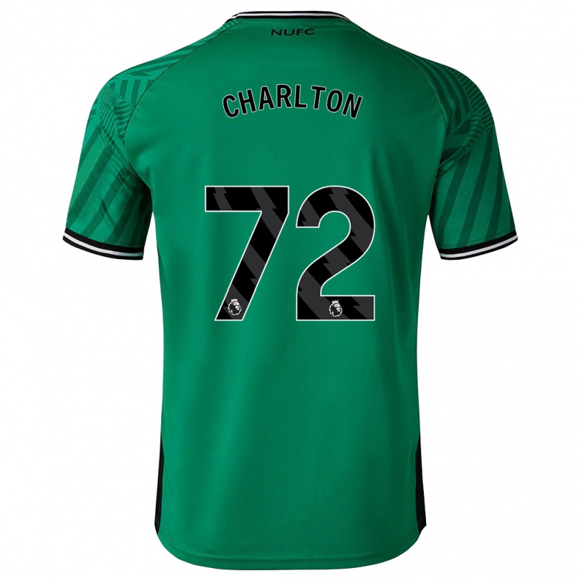 Kandiny Uomo Maglia Dylan Charlton #72 Verde Kit Gara Away 2023/24 Maglietta