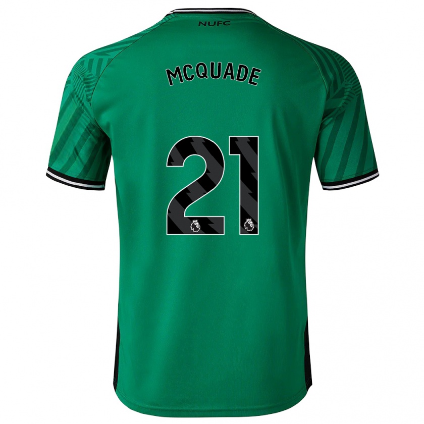 Kandiny Herren Jasmine Mcquade #21 Grün Auswärtstrikot Trikot 2023/24 T-Shirt Österreich