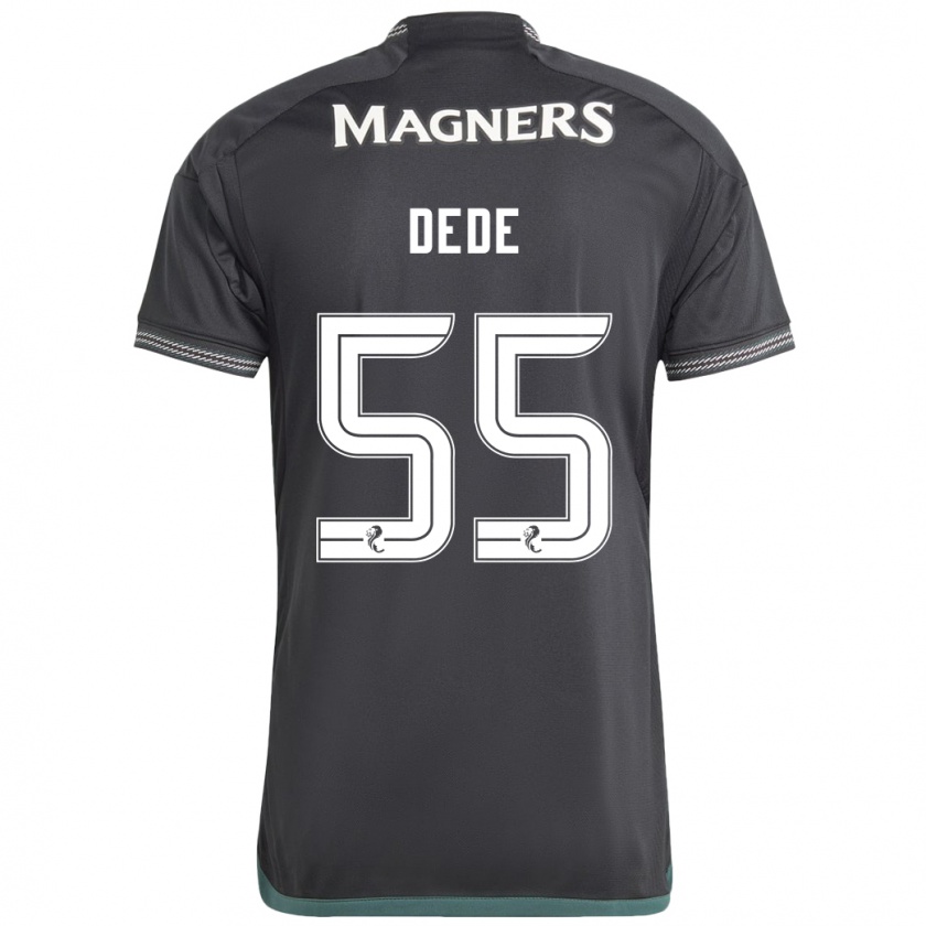 Kandiny Uomo Maglia Josh Dede #55 Nero Kit Gara Away 2023/24 Maglietta