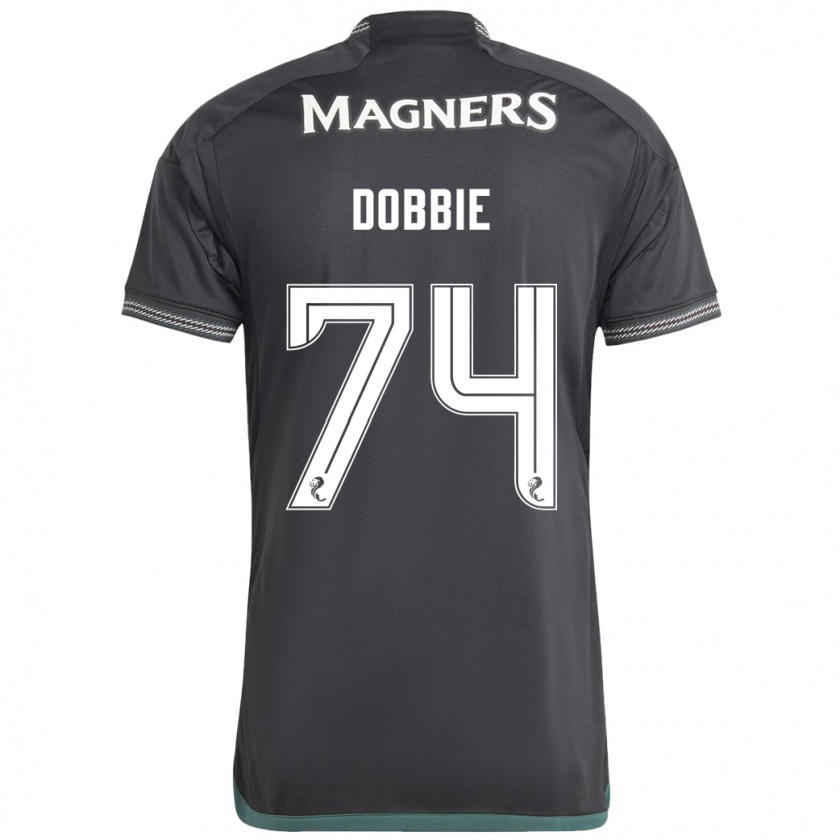 Kandiny Uomo Maglia Lewis Dobbie #74 Nero Kit Gara Away 2023/24 Maglietta