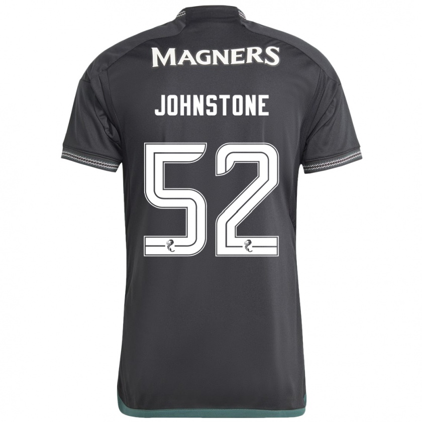 Kandiny Hombre Camiseta Rachael Johnstone #52 Negro 2ª Equipación 2023/24 La Camisa México