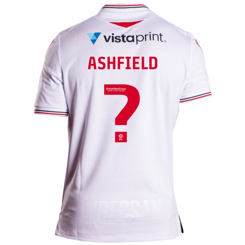 Kandiny Uomo Maglia Harry Ashfield #0 Bianco Kit Gara Away 2023/24 Maglietta