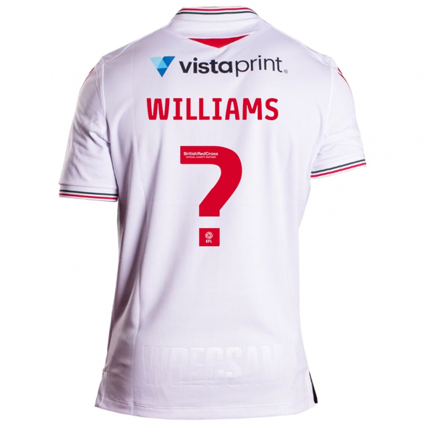 Kandiny Uomo Maglia Sam Williams #0 Bianco Kit Gara Away 2023/24 Maglietta