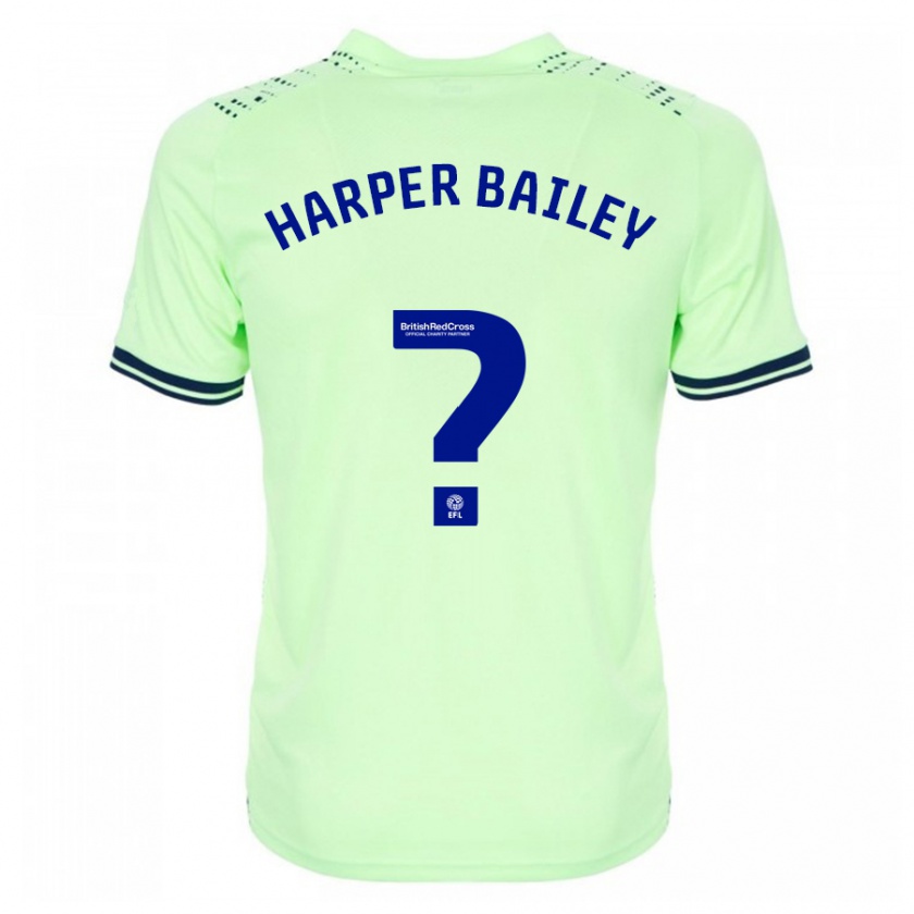 Kandiny Herren Aaron Harper-Bailey #0 Marine Auswärtstrikot Trikot 2023/24 T-Shirt Österreich