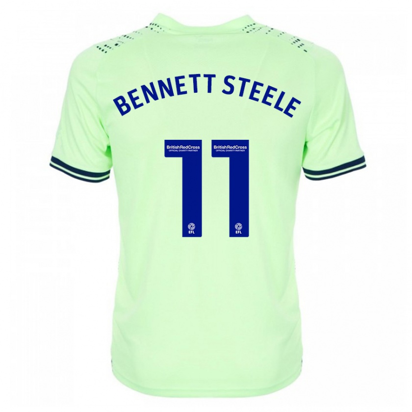 Kandiny Uomo Maglia Lizzie Bennett-Steele #11 Marina Militare Kit Gara Away 2023/24 Maglietta