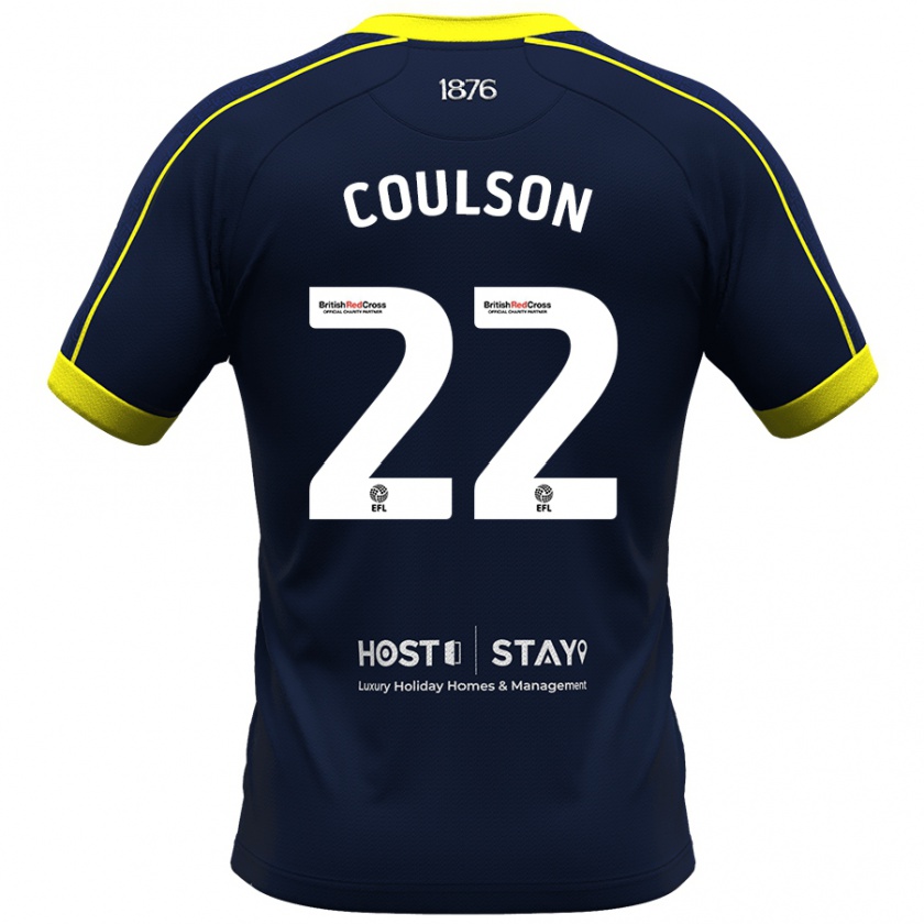 Kandiny Uomo Maglia Hayden Coulson #22 Marina Militare Kit Gara Away 2023/24 Maglietta