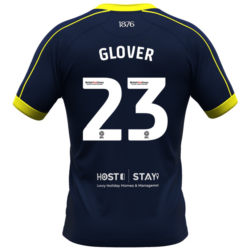 Kandiny Herren Tom Glover #23 Marine Auswärtstrikot Trikot 2023/24 T-Shirt Österreich