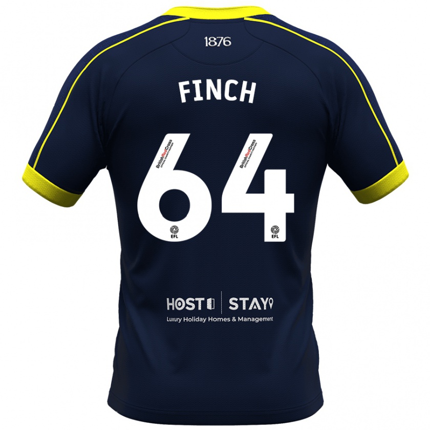 Kandiny Herren Sonny Finch #64 Marine Auswärtstrikot Trikot 2023/24 T-Shirt Österreich