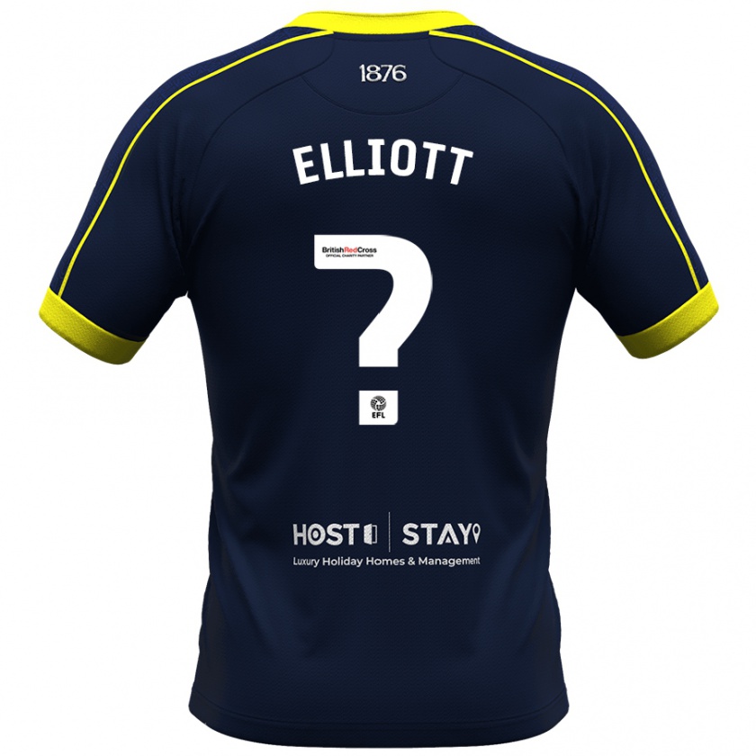 Kandiny Uomo Maglia Felix Elliott #0 Marina Militare Kit Gara Away 2023/24 Maglietta