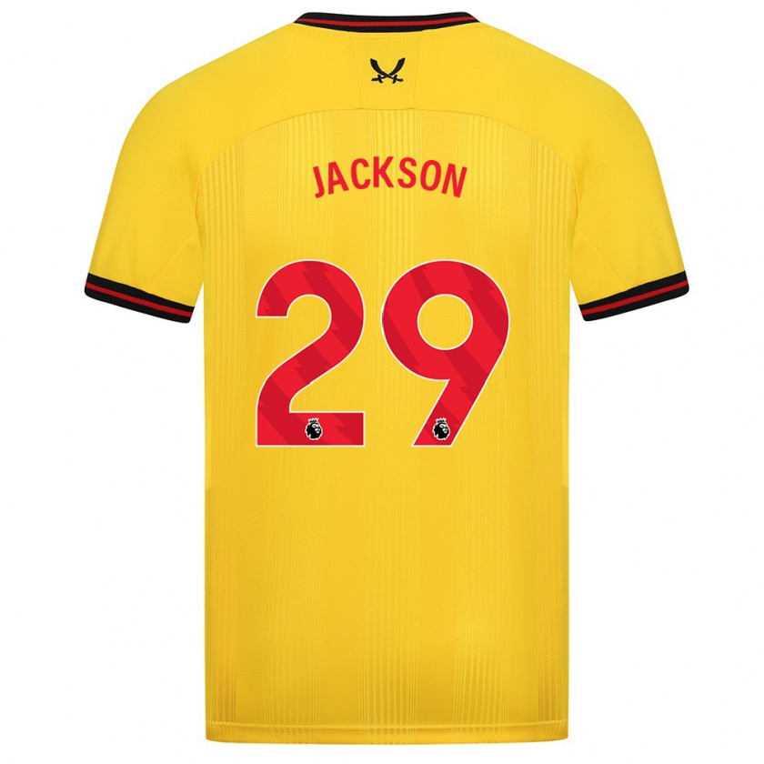 Kandiny Hombre Camiseta Fallon Olivia Connolly-Jackson #29 Amarillo 2ª Equipación 2023/24 La Camisa