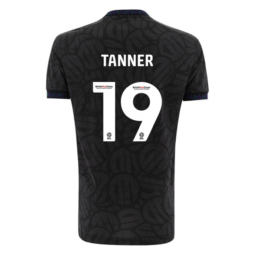 Kandiny Herren George Tanner #19 Schwarz Auswärtstrikot Trikot 2023/24 T-Shirt Österreich