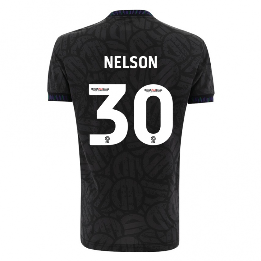 Kandiny Heren Raekwon Nelson #30 Zwart Uitshirt Uittenue 2023/24 T-Shirt België