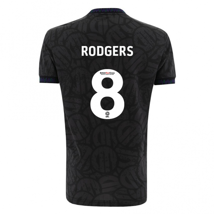 Kandiny Heren Amy Rodgers #8 Zwart Uitshirt Uittenue 2023/24 T-Shirt België