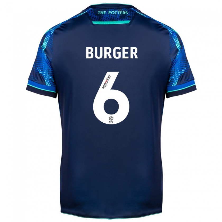 Kandiny Herren Wouter Burger #6 Marine Auswärtstrikot Trikot 2023/24 T-Shirt Österreich