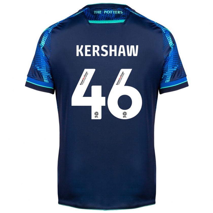 Kandiny Hombre Camiseta Ben Kershaw #46 Armada 2ª Equipación 2023/24 La Camisa