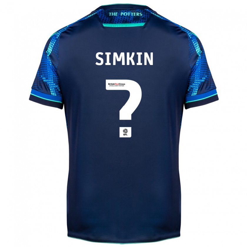 Kandiny Hombre Camiseta Tommy Simkin #0 Armada 2ª Equipación 2023/24 La Camisa