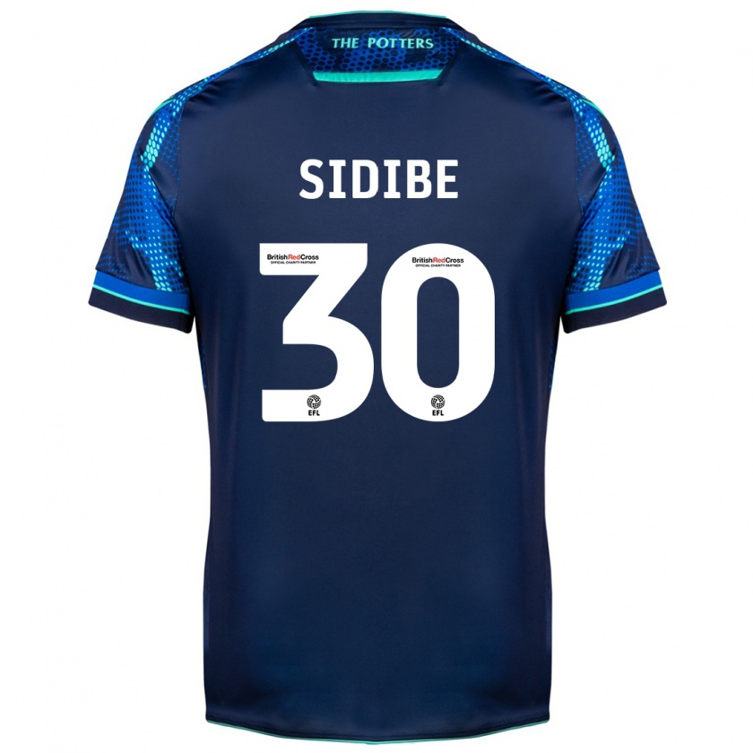 Kandiny Hombre Camiseta Souleymane Sidibe #30 Armada 2ª Equipación 2023/24 La Camisa