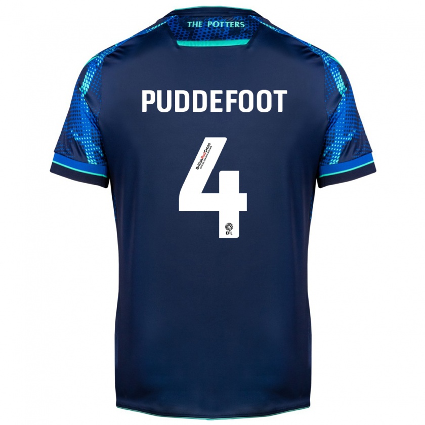 Kandiny Hombre Camiseta Danielle Puddefoot #4 Armada 2ª Equipación 2023/24 La Camisa