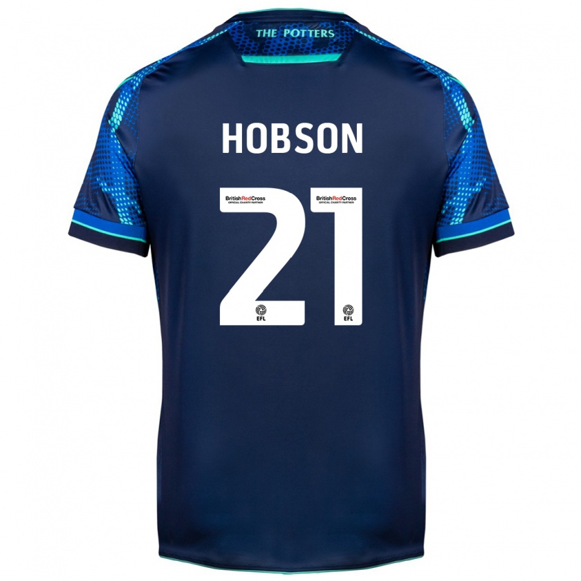 Kandiny Hombre Camiseta Elizabeth Hobson #21 Armada 2ª Equipación 2023/24 La Camisa