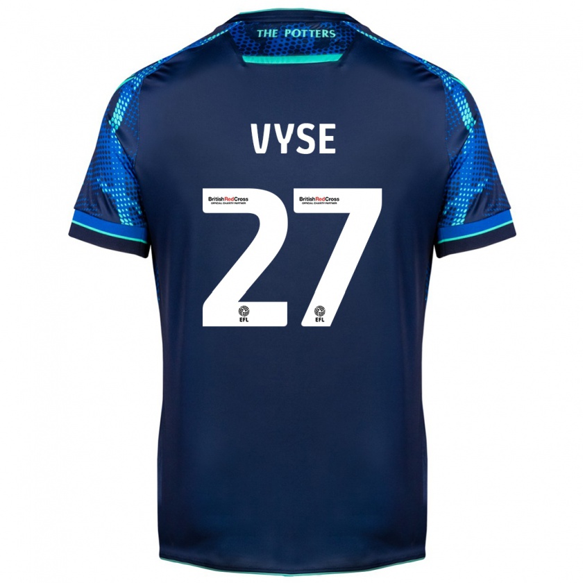 Kandiny Hombre Camiseta Ryah Vyse #27 Armada 2ª Equipación 2023/24 La Camisa