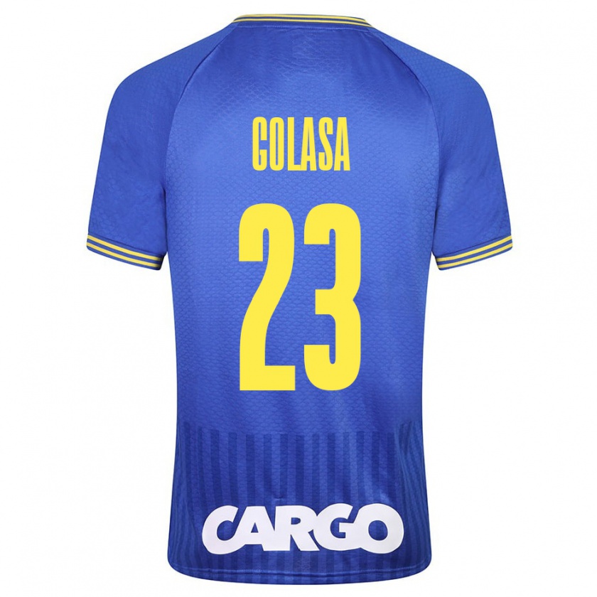 Kandiny Hombre Camiseta Eyal Golasa #23 Azul 2ª Equipación 2023/24 La Camisa