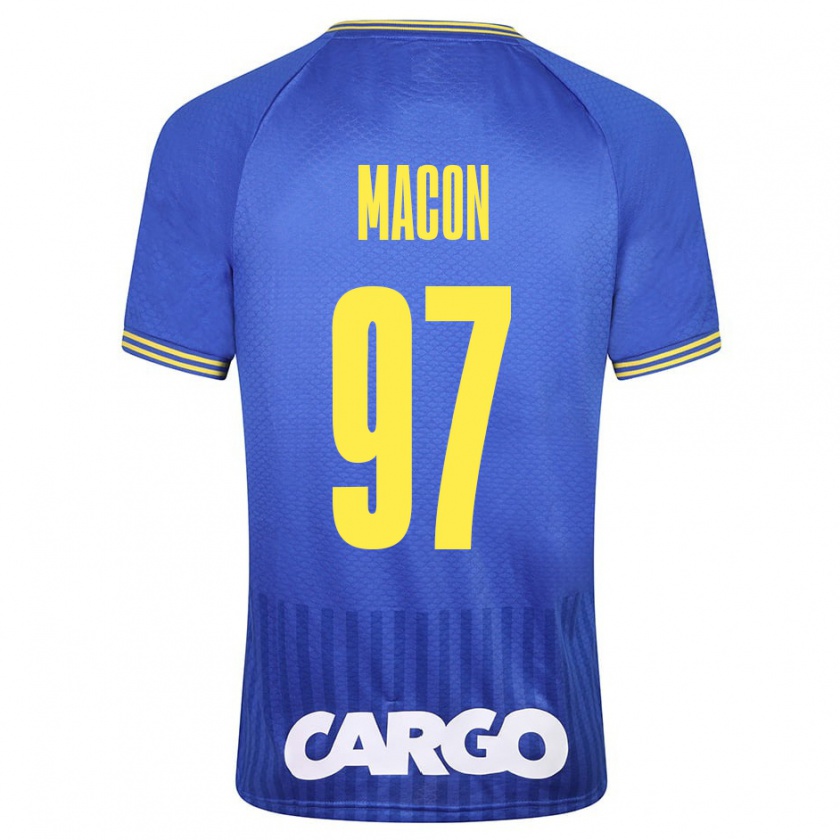 Kandiny Hombre Camiseta Yvann Maçon #97 Azul 2ª Equipación 2023/24 La Camisa