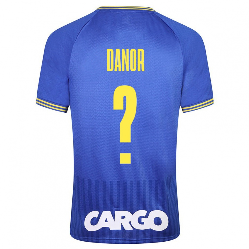 Kandiny Hombre Camiseta Yaheli Danor #0 Azul 2ª Equipación 2023/24 La Camisa