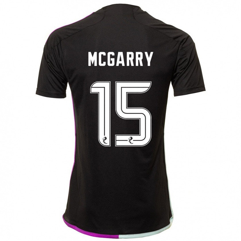 Kandiny Hombre Camiseta James Mcgarry #15 Negro 2ª Equipación 2023/24 La Camisa