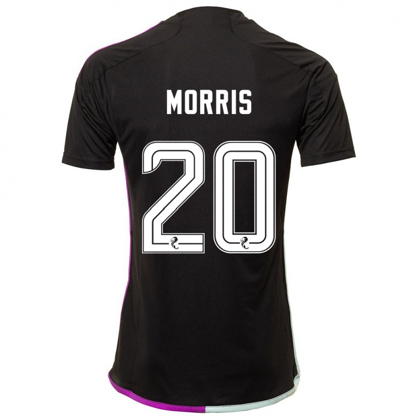 Kandiny Hombre Camiseta Shayden Morris #20 Negro 2ª Equipación 2023/24 La Camisa