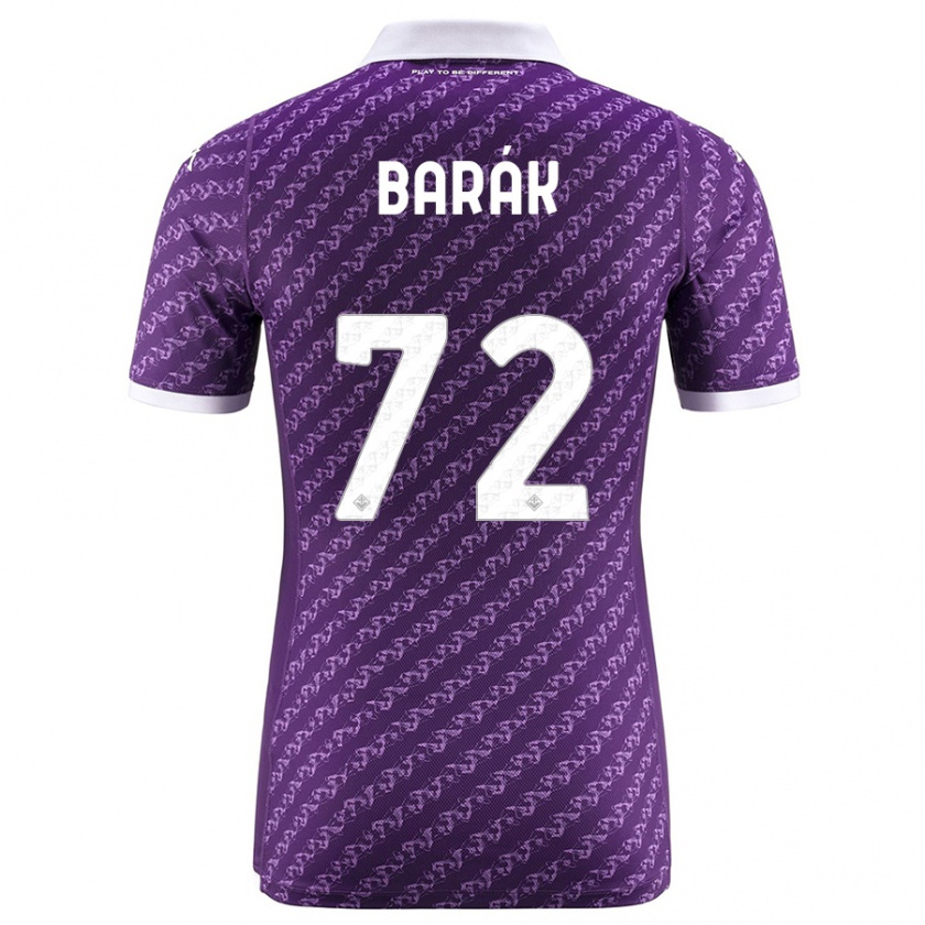 Kandiny Donna Maglia Antonin Barak #72 Viola Kit Gara Home 2023/24 Maglietta