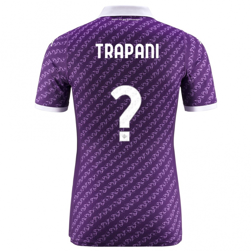 Kandiny Donna Maglia Niccolò Trapani #0 Viola Kit Gara Home 2023/24 Maglietta