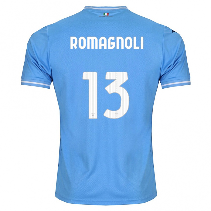 Kandiny Damen Alessio Romagnoli #13 Blau Heimtrikot Trikot 2023/24 T-Shirt Österreich