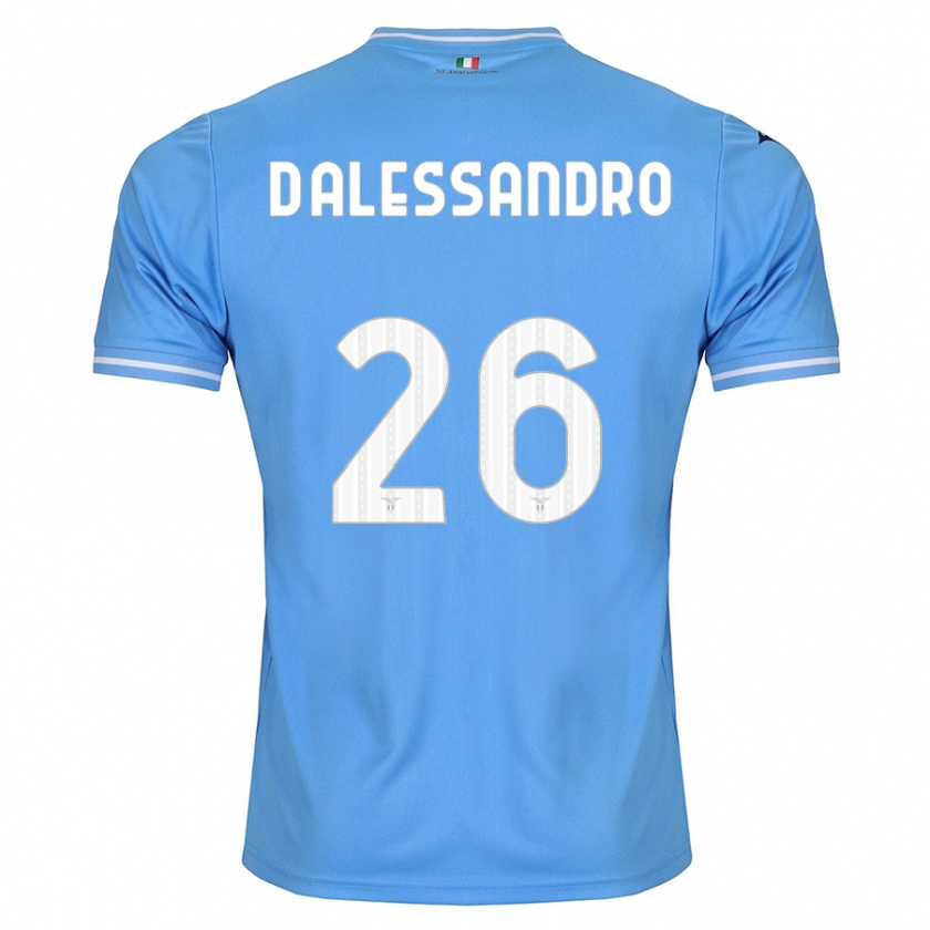 Kandiny Donna Maglia Mattya D'alessandro #26 Blu Kit Gara Home 2023/24 Maglietta