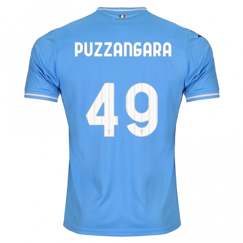 Kandiny Dames Angelo Antonio Puzzangara #49 Blauw Thuisshirt Thuistenue 2023/24 T-Shirt België