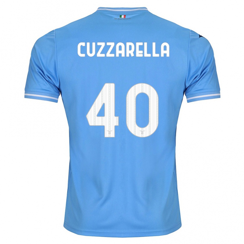 Kandiny Damen Cristian Cuzzarella #40 Blau Heimtrikot Trikot 2023/24 T-Shirt Österreich