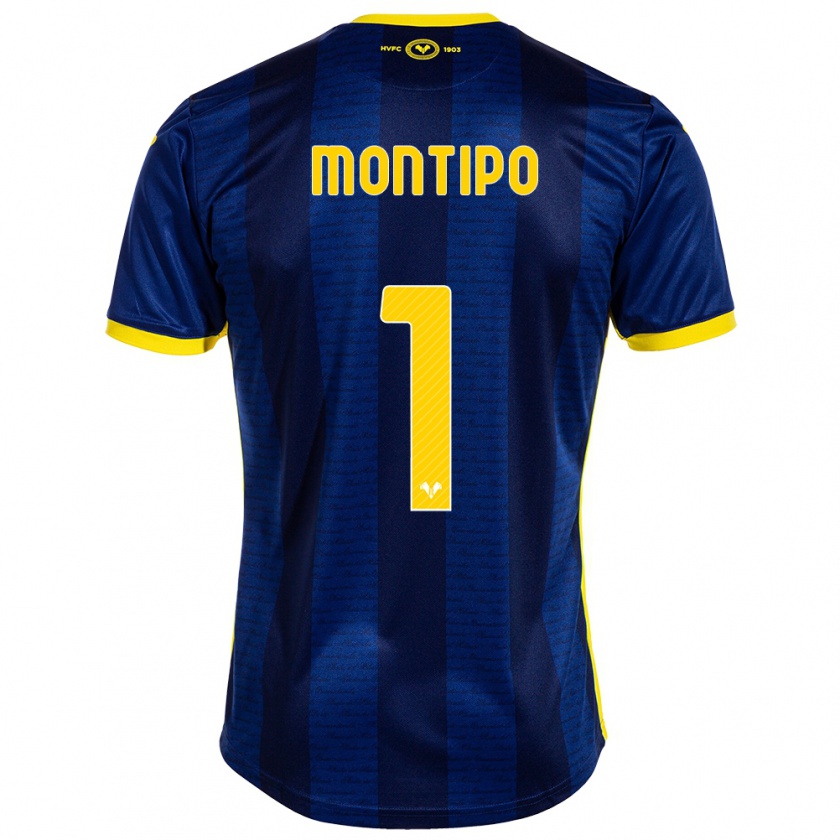 Kandiny Dames Lorenzo Montipò #1 Marine Thuisshirt Thuistenue 2023/24 T-Shirt België