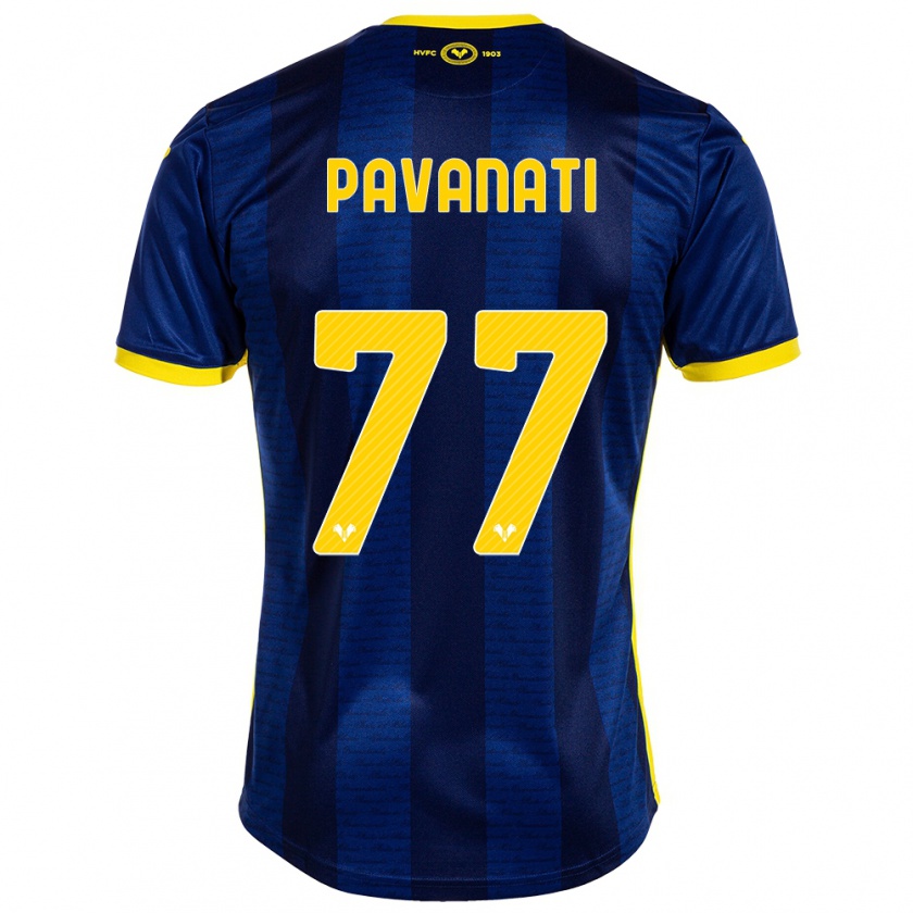 Kandiny Dames Alessandro Pavanati #77 Marine Thuisshirt Thuistenue 2023/24 T-Shirt België