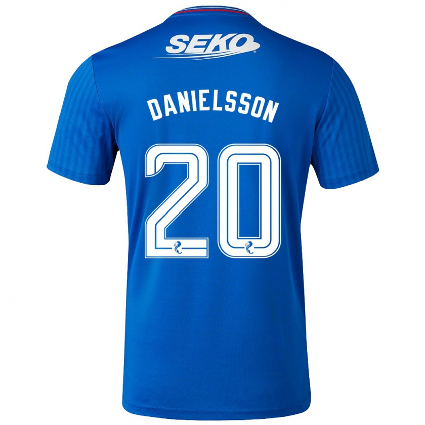 Kandiny Damen Jenny Julia Danielsson #20 Blau Heimtrikot Trikot 2023/24 T-Shirt Österreich