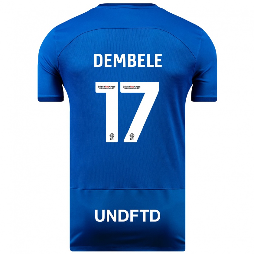 Kandiny Dames Siriki Dembélé #17 Blauw Thuisshirt Thuistenue 2023/24 T-Shirt België