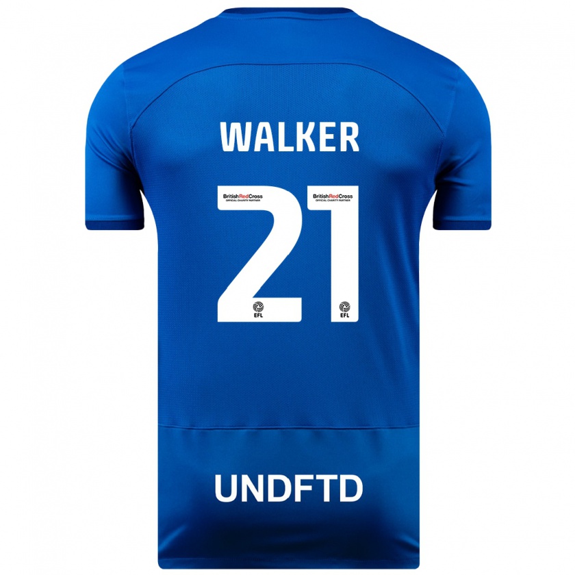 Kandiny Damen Claudia Walker #21 Blau Heimtrikot Trikot 2023/24 T-Shirt Österreich