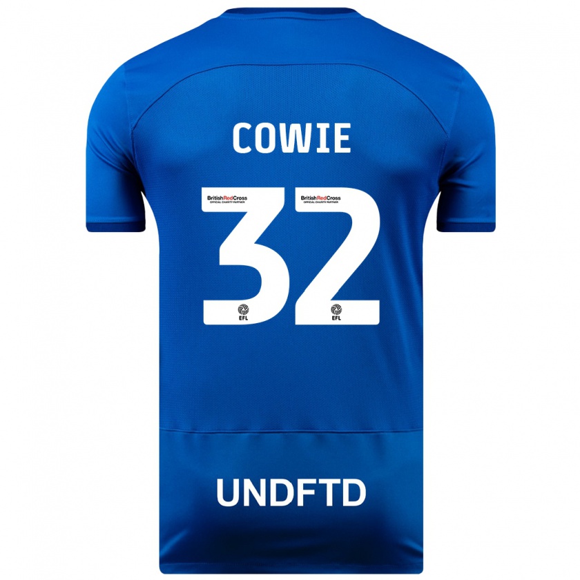 Kandiny Mujer Camiseta Abbie Cowie #32 Azul 1ª Equipación 2023/24 La Camisa