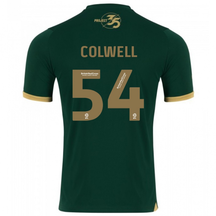 Kandiny Mujer Camiseta Lewis Colwell #54 Verde 1ª Equipación 2023/24 La Camisa