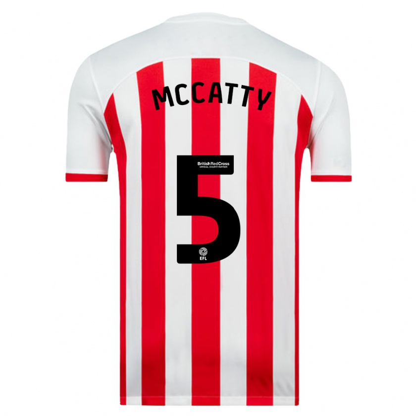 Kandiny Donna Maglia Grace Mccatty #5 Bianco Kit Gara Home 2023/24 Maglietta