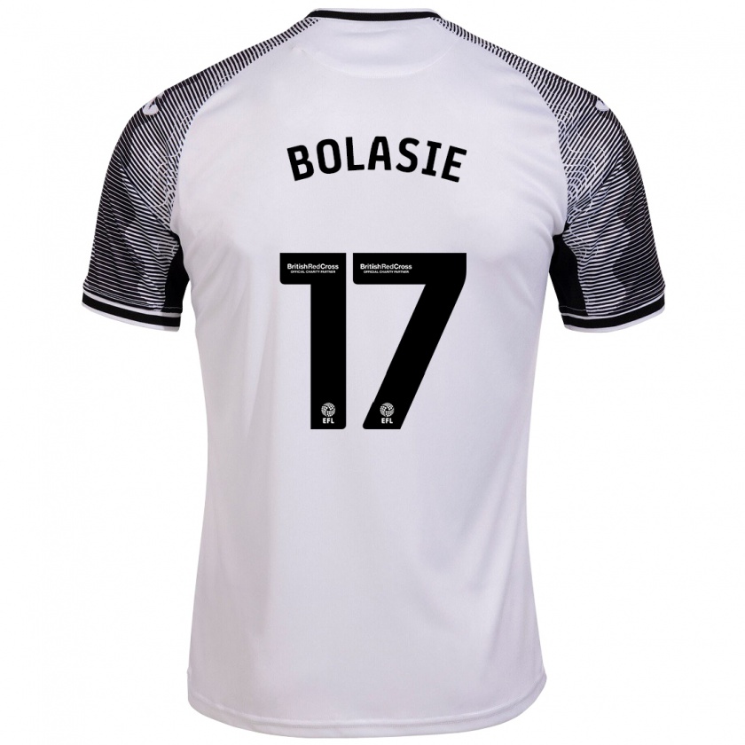 Kandiny Dames Yannick Bolasie #17 Wit Thuisshirt Thuistenue 2023/24 T-Shirt België