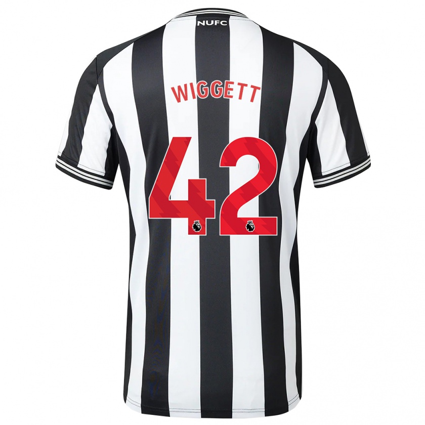 Kandiny Damen Charlie Wiggett #42 Schwarz-Weiss Heimtrikot Trikot 2023/24 T-Shirt Österreich