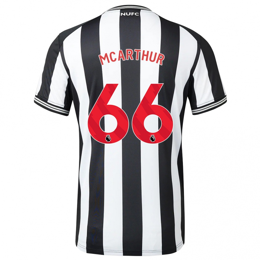 Kandiny Damen Charlie Mcarthur #66 Schwarz-Weiss Heimtrikot Trikot 2023/24 T-Shirt Österreich