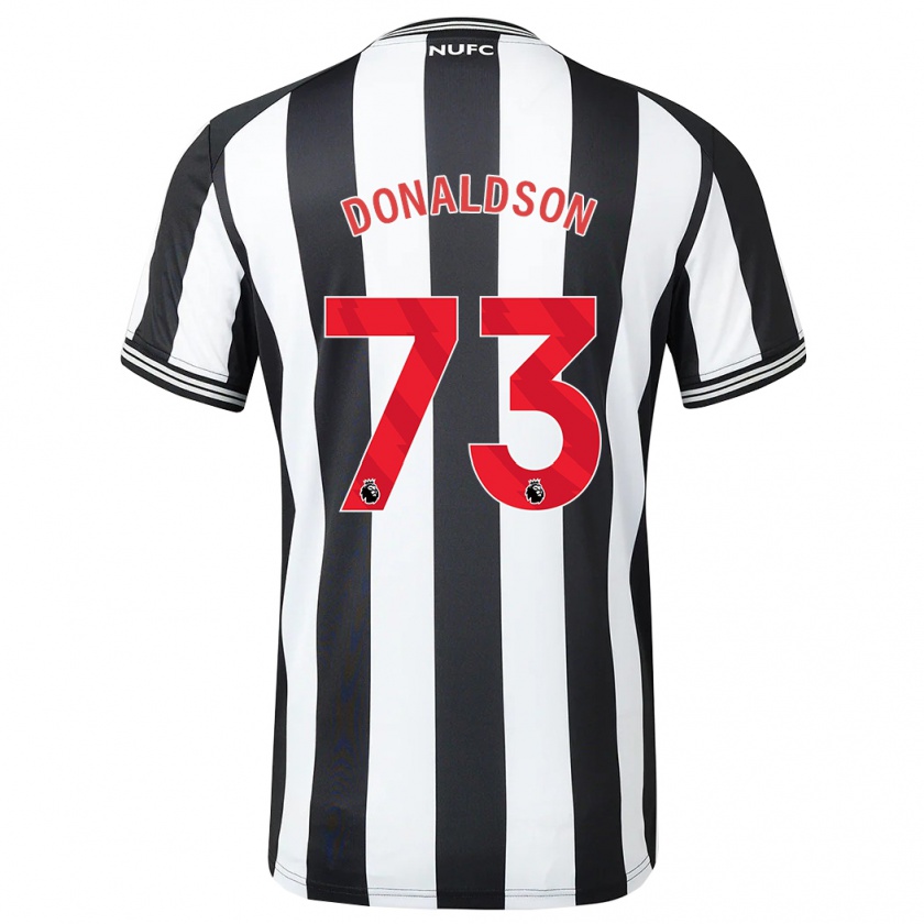 Kandiny Donna Maglia Josh Donaldson #73 Nero Bianco Kit Gara Home 2023/24 Maglietta