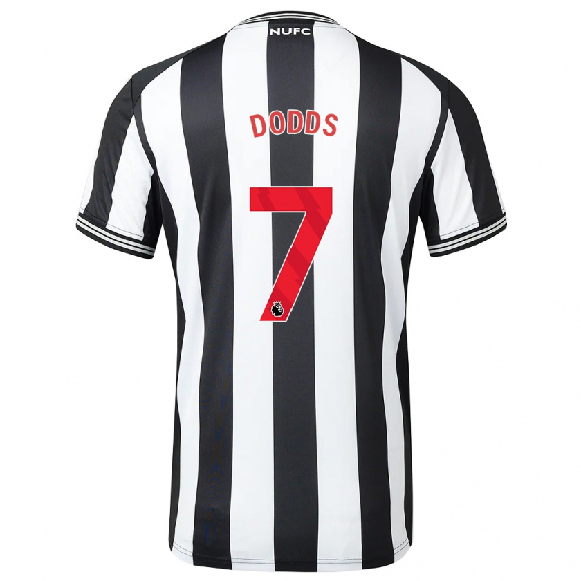 Kandiny Donna Maglia Tyler Dodds #7 Nero Bianco Kit Gara Home 2023/24 Maglietta