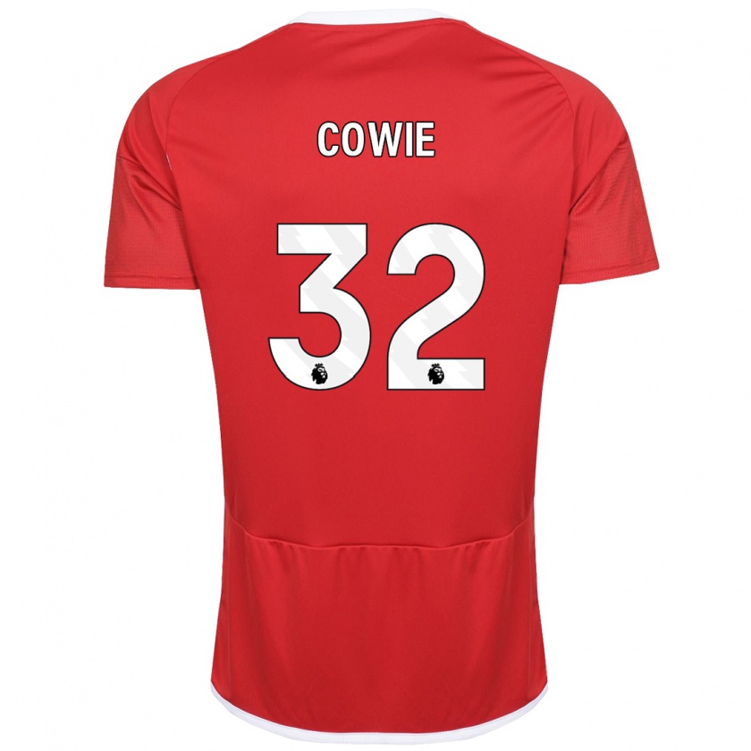 Kandiny Donna Maglia Abi Cowie #32 Rosso Kit Gara Home 2023/24 Maglietta